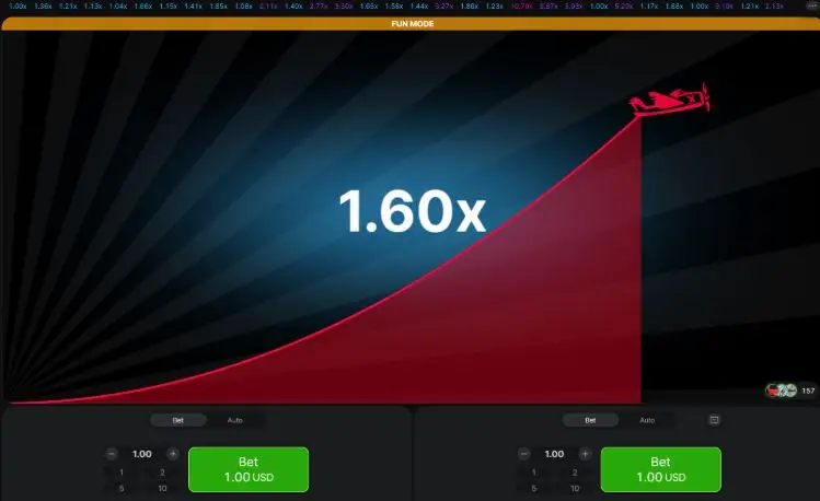 Aviator y otros juegos crash